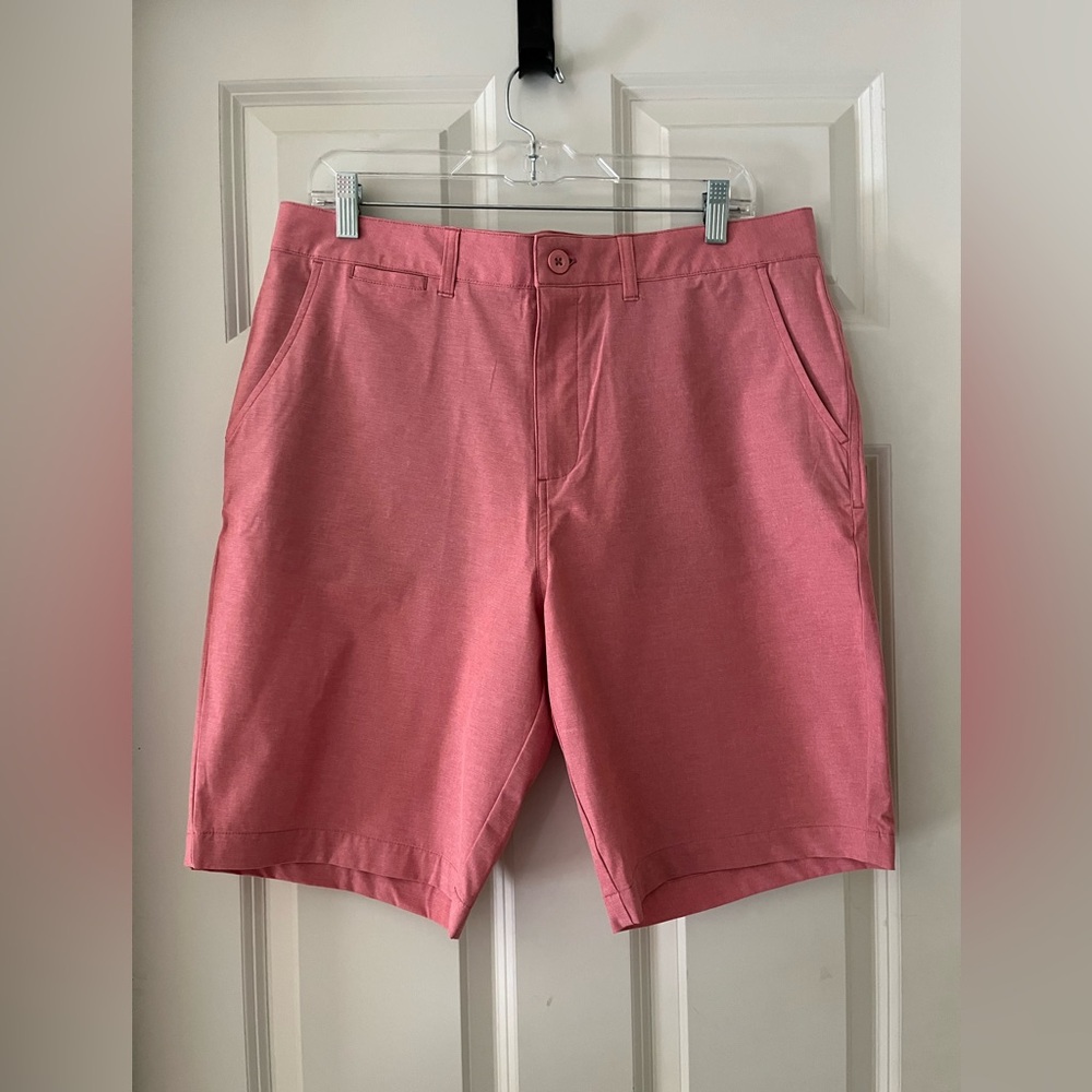 johnnie-O Wyatt Prep-Performance Shorts, Light red size 34 Golf Activewear